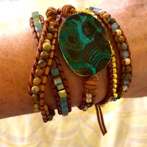 Pretty bohemian wrap bracelet